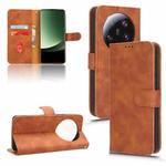 For Xiaomi 13 Ultra Skin Feel Magnetic Flip Leather Phone Case(Brown)