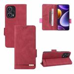 For Xiaomi Redmi Note 12 Turbo Magnetic Clasp Leather Phone Case(Red)