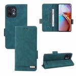 For Motorola Moto X40 Pro Magnetic Clasp Leather Phone Case(Green)