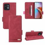 For Motorola Moto X40 Pro Magnetic Clasp Leather Phone Case(Red)