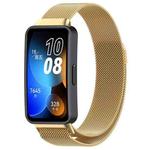 For Huawei Band 8 Milanese Metal Watch Band(Gold)