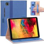 For Huawei MatePad T8 Retro Texture PU + TPU Horizontal Flip Leather Case with Holder & Card Slots & Hand Strap(Blue)