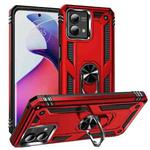 For Motorola Moto G Stylus 5G 2023 Shockproof TPU + PC Phone Case with Holder(Red)