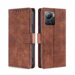 For Infinix Note 12 VIP Skin Feel Crocodile Magnetic Clasp Leather Phone Case(Brown)