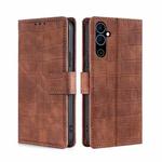 For Tecno Pova Neo 2 Skin Feel Crocodile Magnetic Clasp Leather Phone Case(Brown)