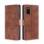 For Rakuten Big S Skin Feel Crocodile Magnetic Clasp Leather Phone Case(Brown)