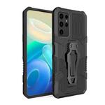 For Xiaomi Redmi Note 12 5G Global Armor Warrior Shockproof PC + TPU Phone Case(Black)