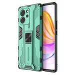 For Honor 80 SE 5G Supersonic PC + TPU Shock-proof Protective Phone Case with Holder(Green)