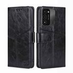 For Tecno Spark 8C / Spark GO 2022 Geometric Stitching Flip Leather Phone Case(Black)