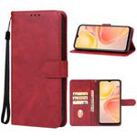 For vivo Y75s Leather Phone Case(Red)