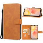 For vivo Y75s Leather Phone Case(Brown)