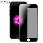 For iPhone 6 Plus / 6s Plus 5pcs DUX DUCIS 0.33mm 9H High Aluminum Anti-spy HD Tempered Glass Film