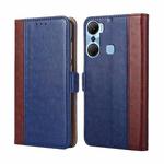 For Infinix Hot 12 Pro Ostrich Texture Flip Leather Phone Case(Blue)