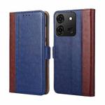 For Infinix Smart 7 Ostrich Texture Flip Leather Phone Case(Blue)
