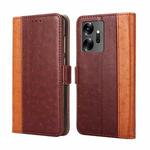 For Infinix Zero 20 Ostrich Texture Flip Leather Phone Case(Brown)