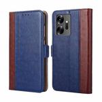 For Infinix Zero 20 Ostrich Texture Flip Leather Phone Case(Blue)