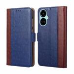 For Tecno Camon 19 / 19 Pro Ostrich Texture Flip Leather Phone Case(Blue)