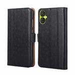 For Tecno Spark 9 Pro Ostrich Texture Flip Leather Phone Case(Black)