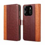 For Tecno Spark  Go 2023 Ostrich Texture Flip Leather Phone Case(Brown)