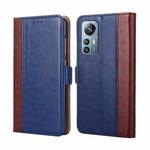 For Blackview A85 Ostrich Texture Flip Leather Phone Case(Blue)