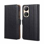 For vivo Y100 5G Ostrich Texture Flip Leather Phone Case(Black)