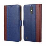 For ZTE Blade A32 Ostrich Texture Flip Leather Phone Case(Blue)