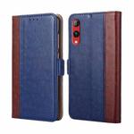 For Rakuten Hand 4G Ostrich Texture Flip Leather Phone Case(Blue)