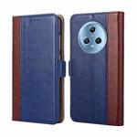 For Honor Magic5 Ostrich Texture Flip Leather Phone Case(Blue)