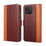 For Honor X5 4G Ostrich Texture Flip Leather Phone Case(Brown)