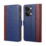 For OnePlus Ace 2V 5G Ostrich Texture Flip Leather Phone Case(Blue)