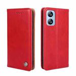 For Blackview A52 Non-Magnetic Retro Texture Leather Phone Case(Red)