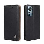 For Blackview A85 Non-Magnetic Retro Texture Leather Phone Case(Black)