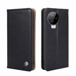 For Infinix Note 12 Pro 4G Non-Magnetic Retro Texture Leather Phone Case(Black)