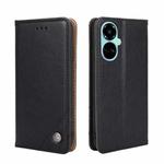 For Tecno Camon 19 / 19 Pro Non-Magnetic Retro Texture Leather Phone Case(Black)