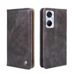 For Tecno Pop 6 Pro Non-Magnetic Retro Texture Leather Phone Case(Grey)