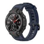 For Huami Amazfit T-Rex A1918 Tyrannosaurus Silicone Watch Band(Navy Blue)