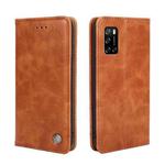 For Rakuten Big S Non-Magnetic Retro Texture Leather Phone Case(Brown)