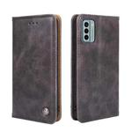 For Nokia G22 Non-Magnetic Retro Texture Leather Phone Case(Grey)