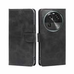 For OPPO Find X6 5G Calf Texture Buckle Flip Leather Phone Case(Black)