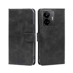 For Realme GT Neo 5 / GT3 / GT Neo 5 240W Calf Texture Buckle Flip Leather Phone Case(Black)