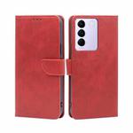 For vivo S16e Calf Texture Buckle Flip Leather Phone Case(Red)