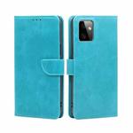 For Motorola Moto G Power 2023 Calf Texture Buckle Flip Leather Phone Case(Blue)