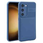 For Samsung Galaxy S23+ 5G Twill Texture TPU Shockproof Phone Case(Blue)