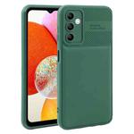 For Samsung Galaxy A14 4G Twill Texture TPU Shockproof Phone Case(Green)