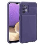 For Samsung Galaxy A32 5G / M32 5G Twill Texture TPU Shockproof Phone Case(Purple)