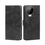 For Infinix Note 12 Pro 4G/Note 12 2023 Calf Texture Buckle Flip Leather Phone Case(Black)