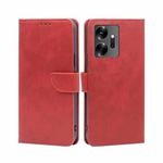 For Infinix Zero 20 Calf Texture Buckle Flip Leather Phone Case(Red)