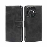 For Tecno Spark 10C Calf Texture Buckle Flip Leather Phone Case(Black)