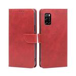 For Rakuten Big S Calf Texture Buckle Flip Leather Phone Case(Red)