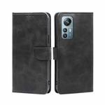 For Blackview A85 Calf Texture Buckle Flip Leather Phone Case(Black)
